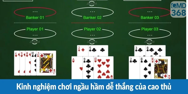 Kinh nghiệm chơi ngầu hầm dễ thắng của cao thủ Kinh nghiệm chơi ngầu hầm dễ thắng của cao thủ