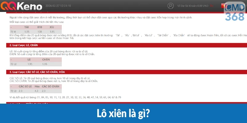 Lô xiên là gì? Lô xiên là gì?